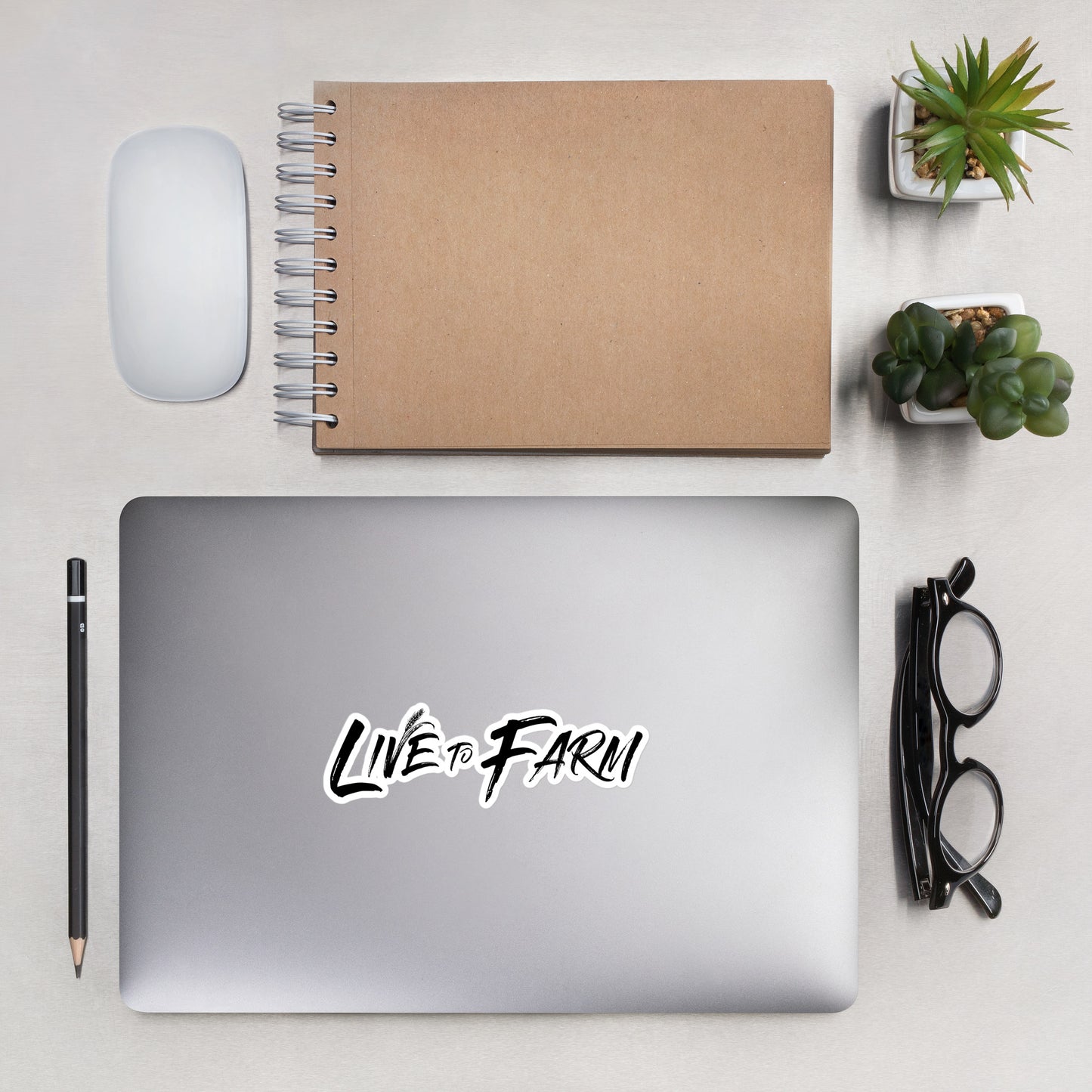 Live to Farm - Bubble-free stickers