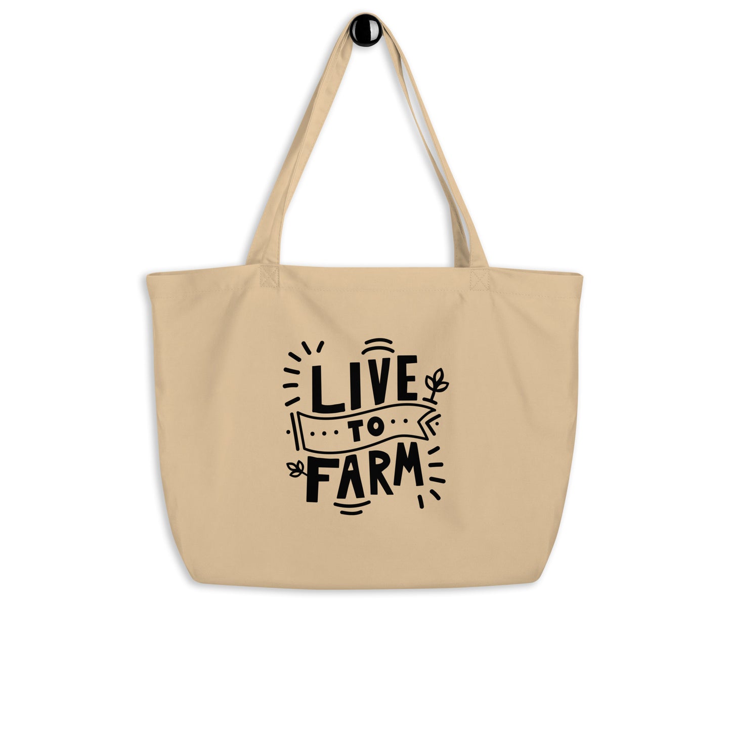 L2F Lettering - Large organic tote bag