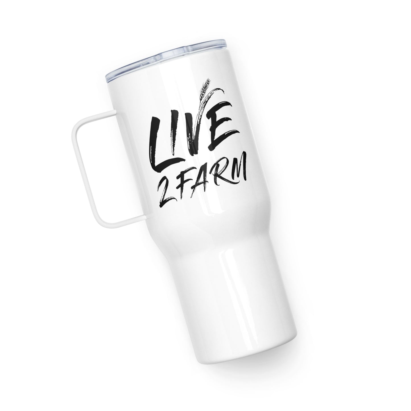 Live to Farm - Travel mug with a handle