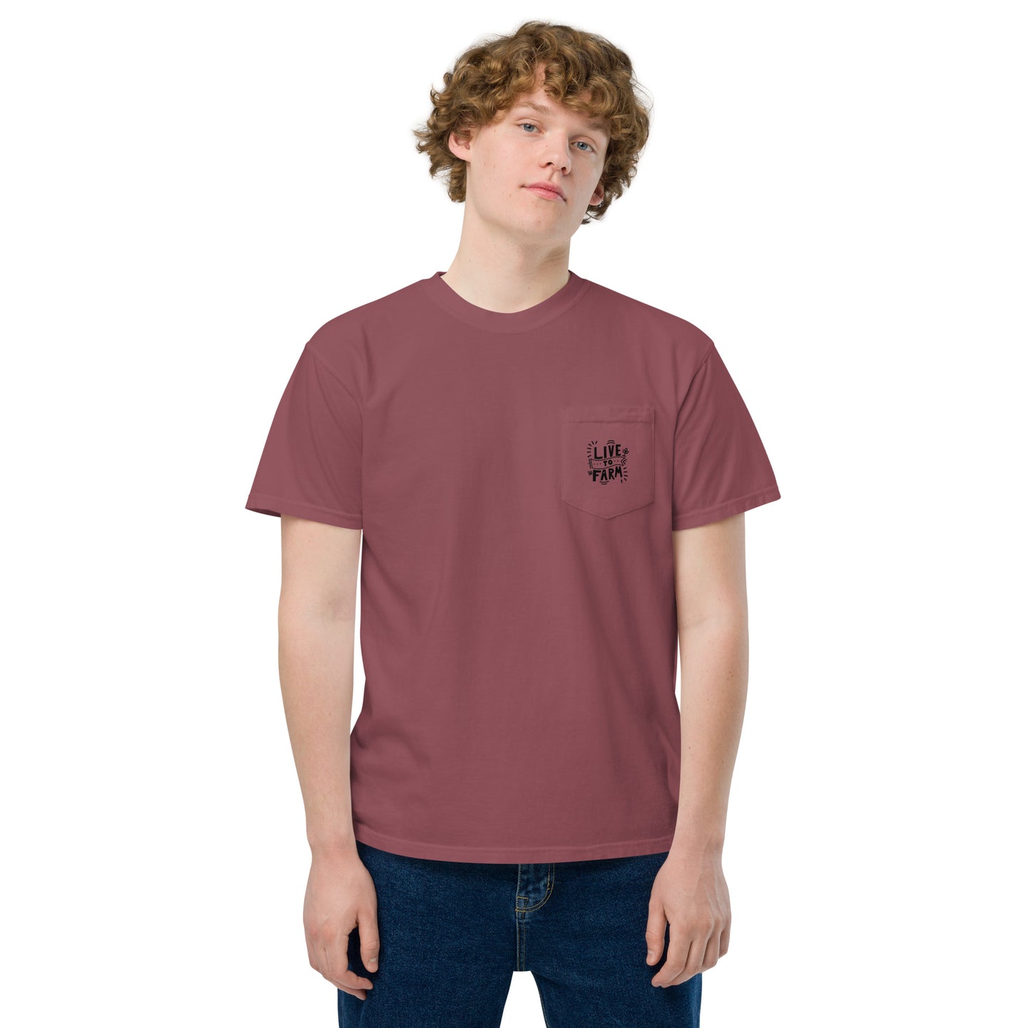 L2F Lettering - Unisex Pocket T-shirt