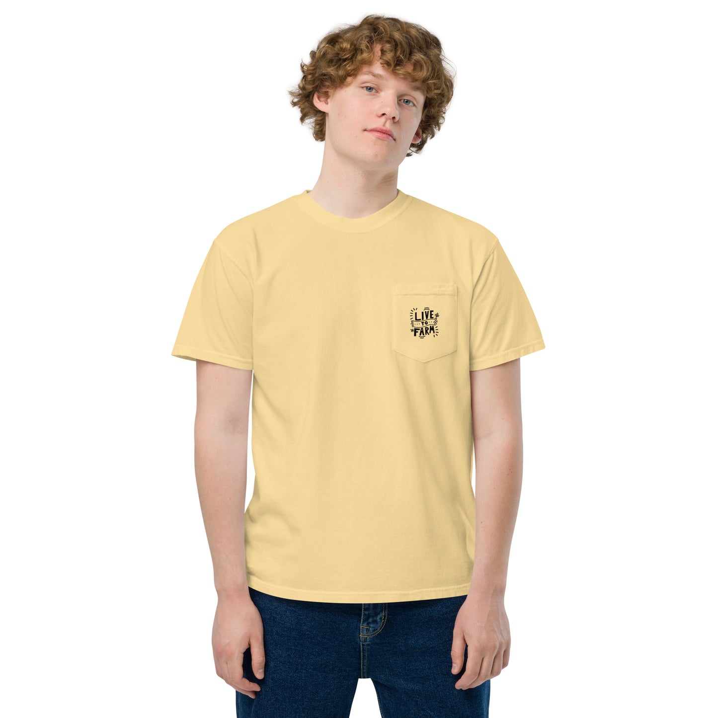 L2F Lettering - Unisex Pocket T-shirt
