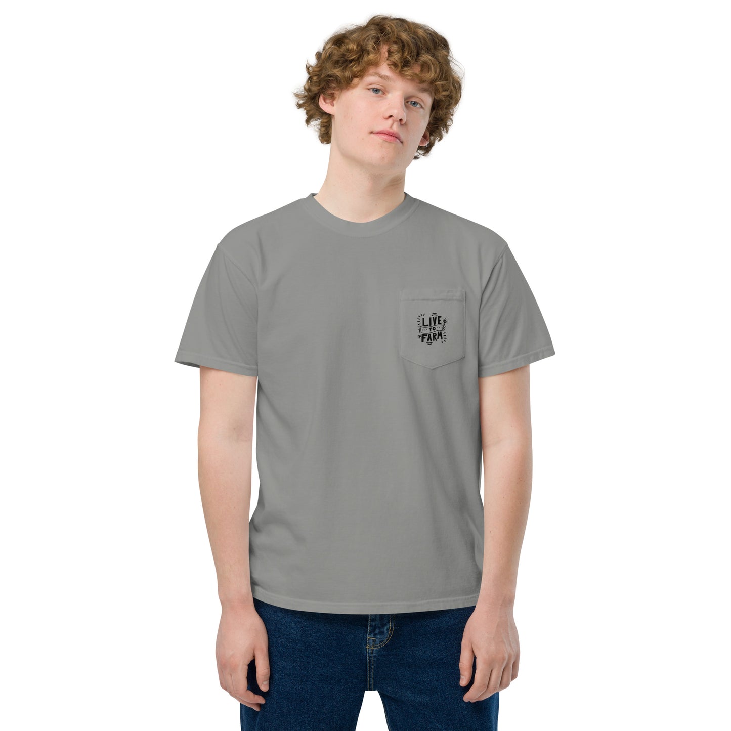 L2F Lettering - Unisex Pocket T-shirt