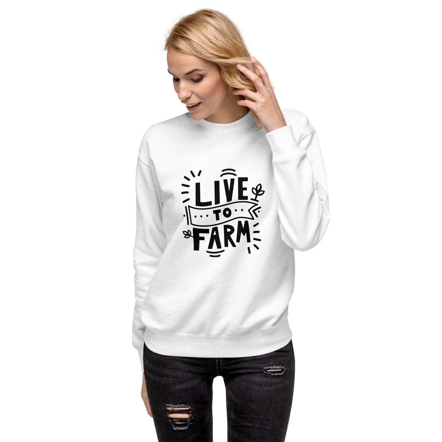 L2F Lettering - Unisex Premium Sweatshirt