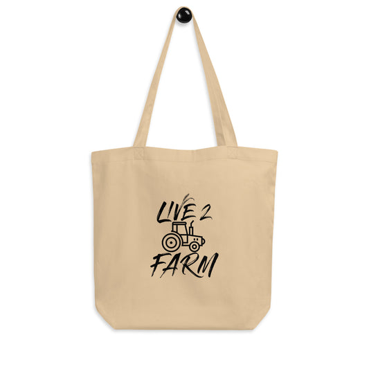 L2F Tractor Black - Eco Tote Bag