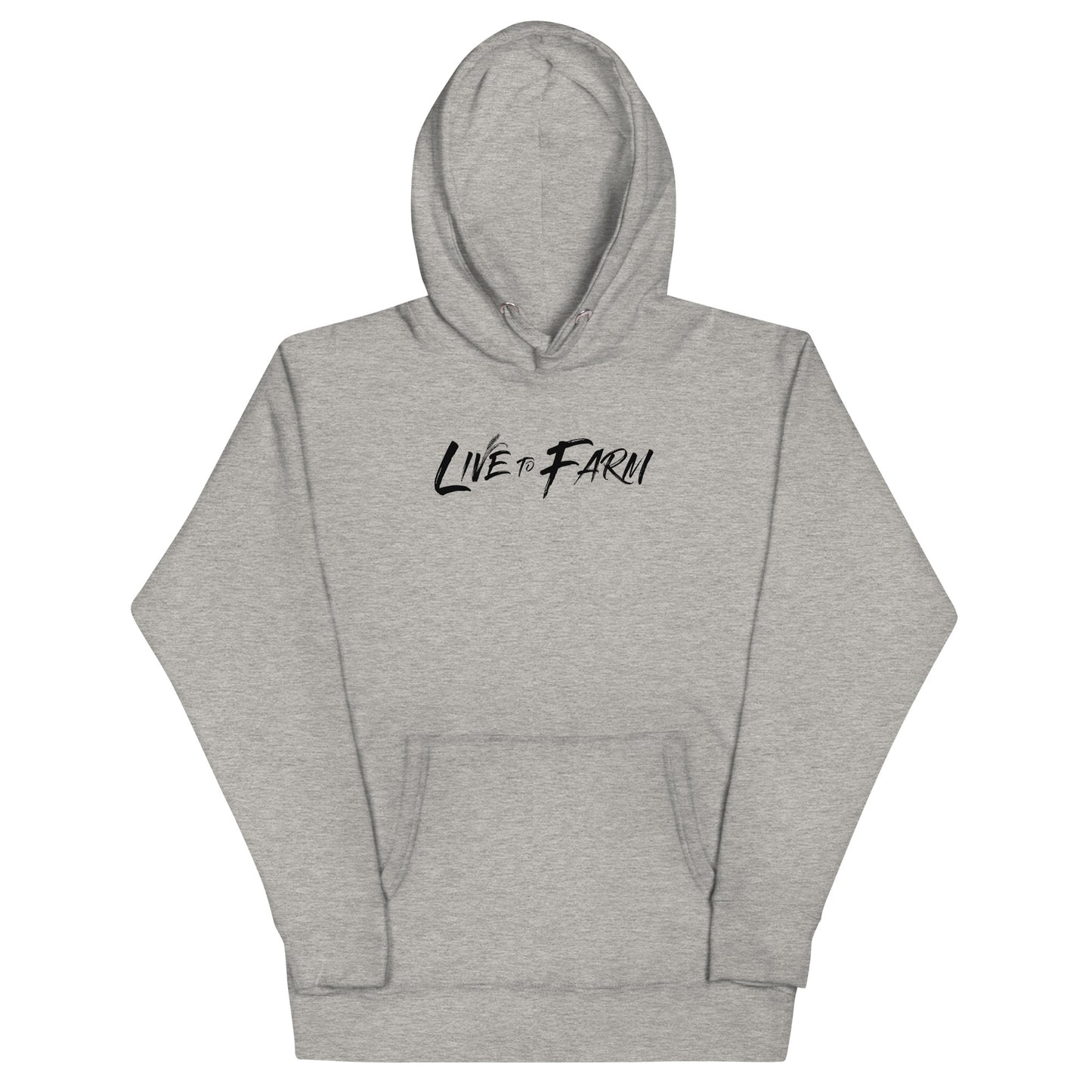 Live to Farm Logo - Unisex Hoodie - Light