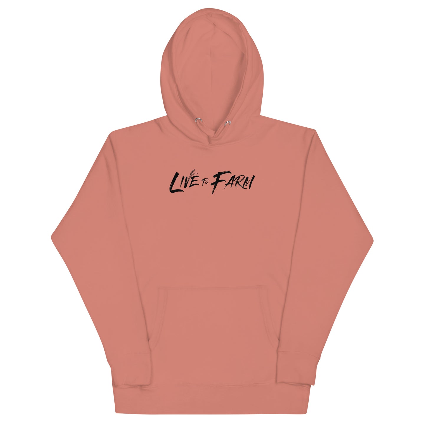 Live to Farm Logo - Unisex Hoodie - Light