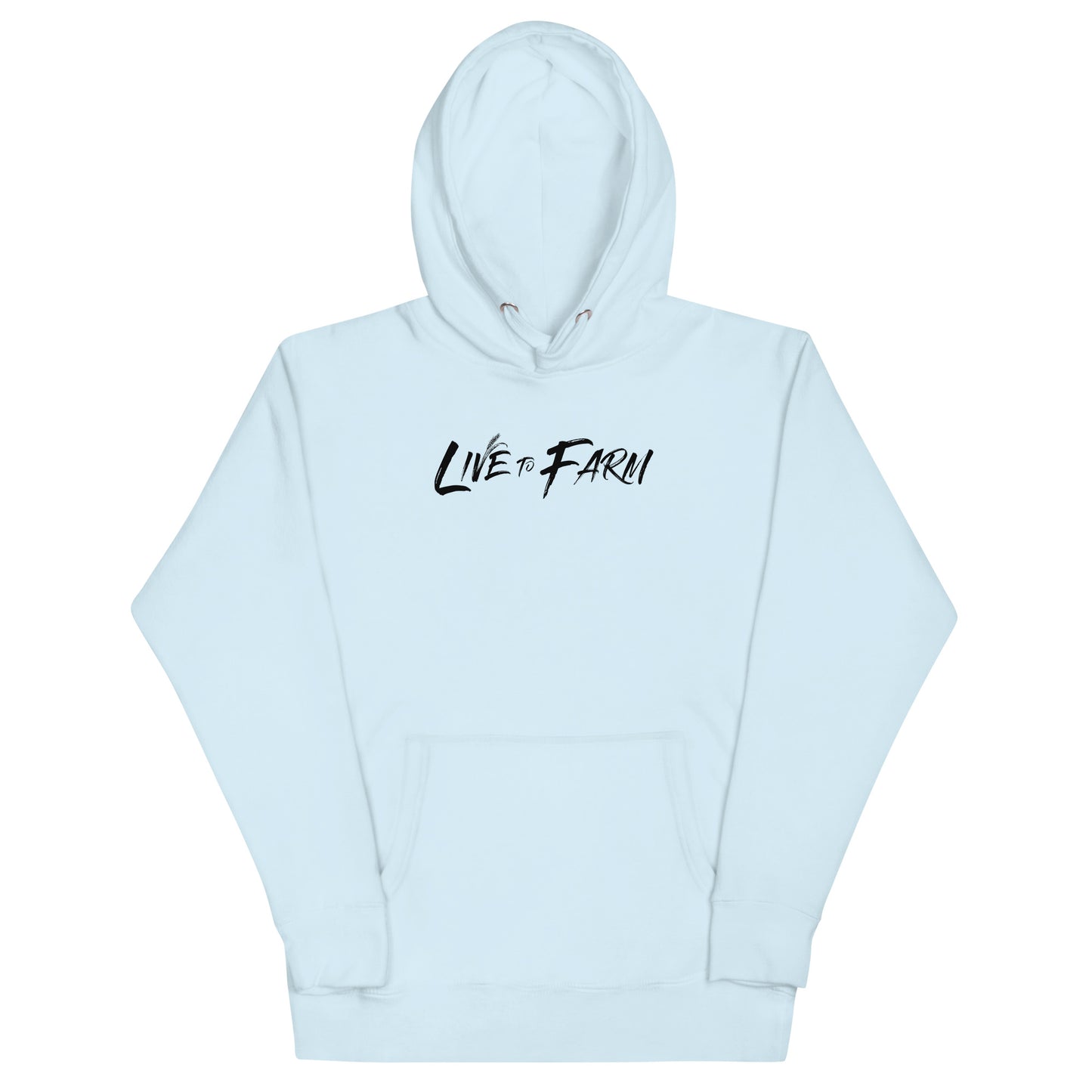 Live to Farm Logo - Unisex Hoodie - Light