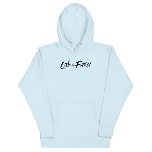 Live to Farm Logo - Unisex Hoodie - Light