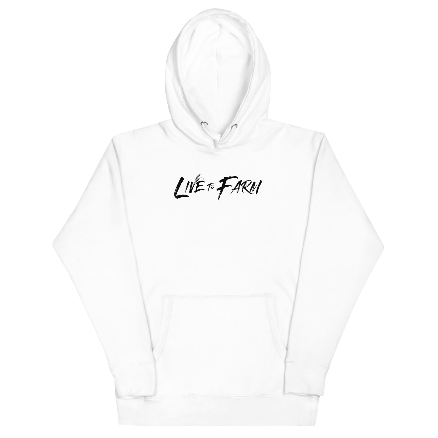 Live to Farm Logo - Unisex Hoodie - Light