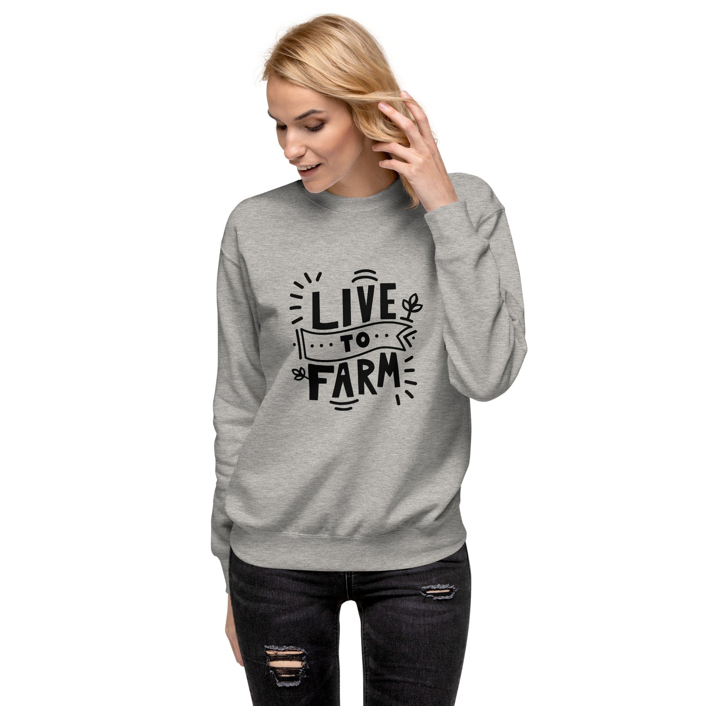 L2F Lettering - Unisex Premium Sweatshirt