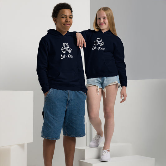 L2F Tractor - Youth Heavy Blend Hoodie